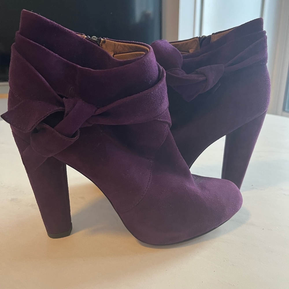 Elie Tahari Suede Booties